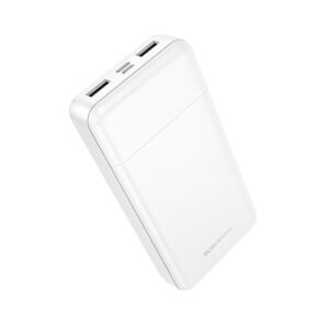 Borofone Power Bank 20000mAh BJ88A Clever - 2xUSB - baltos spalvos - Image 2