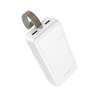 Borofone Power Bank 30000mAh BJ88B Clever - 2xUSB - baltos spalvos - Image 2