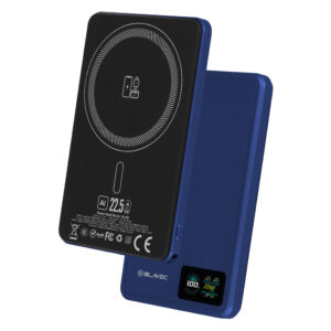 Blavec Power Bank 5000mAh BJ-03 Ultra Slim 7,8mm - Type C - 22,5W magnetic Magsafe 3 in 1 (PBBJ03-MC5N) navy aluminum - Image 2