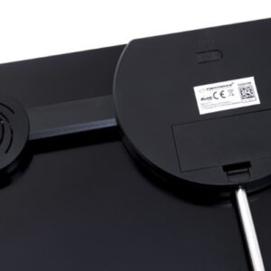 Esperanza EBS016K asmeninės svarstyklės Elektroninės vonios svarstyklės Kvadratas Juoda - Image 2