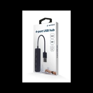 GEMBIRD 4-port USB Hub Šakotuvas | Black