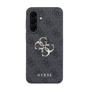 Guess PU 4G Metal Logo dėklas skirtas Samsung Galaxy A37 pilkos spalvos - Image 2