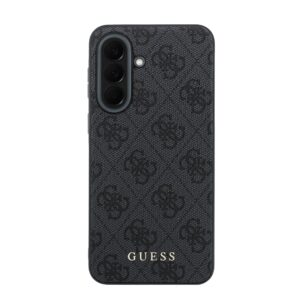 Guess PU 4G Metal Classic Logo dėklas skirtas Samsung Galaxy A37 pilkos spalvos - Image 2