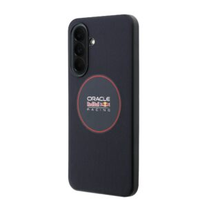 Red Bull PU Leather Red Ring MagSafe dėklas skirtas Samsung Galaxy A37 mėlynos spalvos