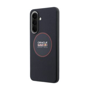 Red Bull PU Leather Red Ring MagSafe dėklas skirtas Samsung Galaxy A57 mėlynos spalvos