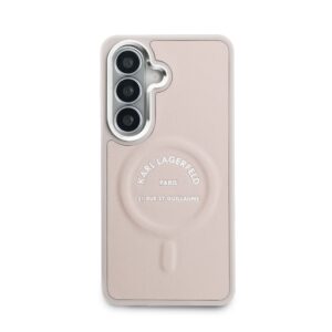 Karl Lagerfeld PU RSG Logo Magnetic dėklas skirtas Samsung Galaxy S26 Pink - Image 2