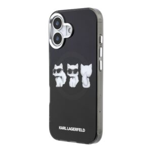 Karl Lagerfeld IML Choupette Trio Watercolor MagSafe dėklas skirtas Apple iPhone 17