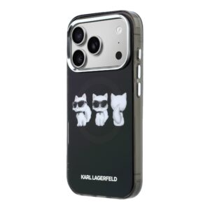 Karl Lagerfeld IML Choupette Trio Watercolor MagSafe dėklas skirtas Apple iPhone 17 Pro