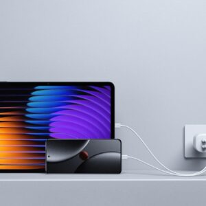 Xiaomi MDY-19-EG 2xUSB-C 45W Nano Turbo Travel Charger White - Image 2