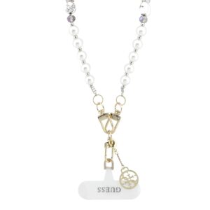 Guess Crossbody Strap Pear and 4G Charm White - Image 2