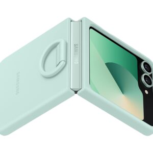 EF-PF741TME Samsung Silicone d4klas with Ring skirtas Galaxy Z Flip 6/7 FE Mint - Image 2