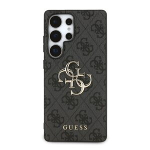 Guess PU 4G Metal Logo dėklas skirtas Samsung Galaxy S25 Ultra pilkos spalvos - Image 2