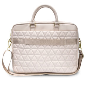 Guess Quilted krepšys kompiuteriui 15" rožinės spalvos - Image 2