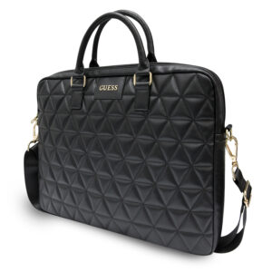 Guess Quilted krepšys kompiuteriui 15" juodos spalvos