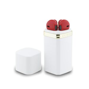 Guess Lipstick Shape TWS belaidės auisnės baltos spalvos