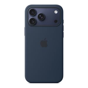 Apple iPhone 17 Pro Max Silicone Case with MagSafe – Midnight | Apple - Image 1