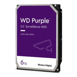 Western Digital | Hard Drive | Purple WD64PURZ | 5460 RPM | 6000 GB