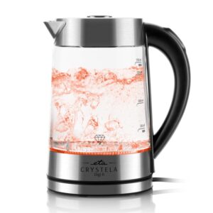 ETA Kettle | ETA515490000 CRYSTELA DIGI II | Electric | 2200 W | 1.7 L | Glass | 360° rotational base | Glass - Image 1