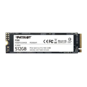 PATRIOT P300 SSD Atmintis | 512GB, m.2 NVMe