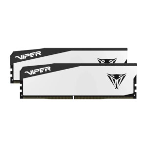 VIPER Gaming Elite 5 32GB DDR5 RAM Atmintis | 6400 MT/s, CL32, 2x16GB, White/Black