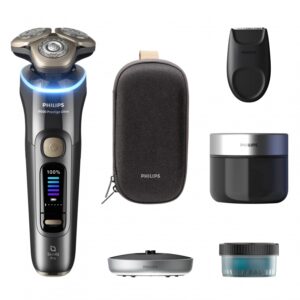 Philips XP9402/31 skustuvas vyrams Rotorinis skustuvas Apkarpymo mašinėlė Pilka