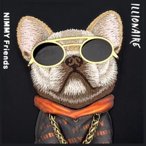 Nimmy dėklas Apple iPhone 16 Pro Max 6.9" juodos spalvos Glasses Cool Dog - Image 7