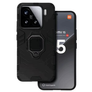 Ring Armor dėklas skirtas Xiaomi 15 5G juodos spalvos