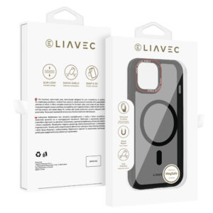 Liavec Hybrid Smoke Magsafe dėklas skirtas Apple iPhone 15