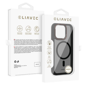 Liavec Hybrid Smoke Magsafe dėklas skirtas Apple iPhone 15 Pro