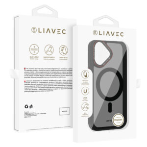 Liavec Hybrid Smoke Magsafe dėklas skirtas Apple iPhone 16