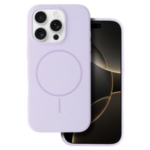 Magsafe Slim Silicone skirtas Apple iPhone 15 purple