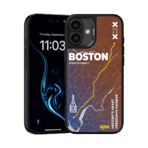 Benks Dynamic City Boston dėklas skirtas Apple iPhone 16