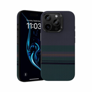 Benks Magnetic Armor Pro Aurora Kevlar 600D dėklas (CA66) skirtas Apple iPhone 16 Pro Max