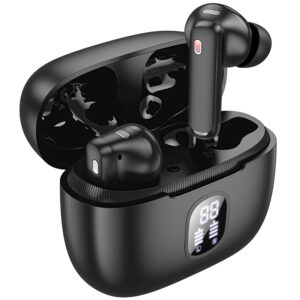 Borofone TWS Bluetooth ausinės FQ7 Treasure ANC+ENC juodos spalvos - Image 1