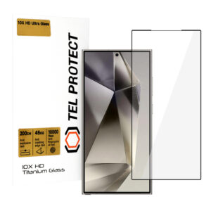 Tempered glass Tel Protect 10X HD Titanium for Samsung Galaxy S24 Ultra (with fingerprint unlock) (envelope)