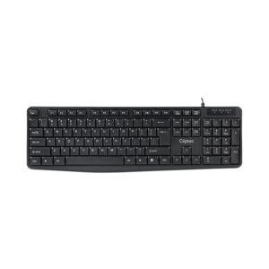 Cliptec Computer keyboard Primo RZK251 wired juodos spalvos - Image 1