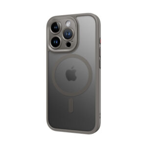 Rock Guard Touch Matte Series Magnetic dėklas skirtas Apple iPhone 16 Pro pilkos spalvos