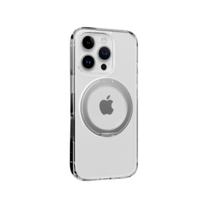 Rock Crystal Rotating Series Magnetic dėklas skirtas Apple iPhone 16 Pro skaidrus