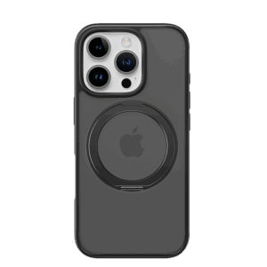 Rock Crystal Rotating Touch Series Magnetic dėklas skirtas Apple iPhone 16 Pro juodos spalvos