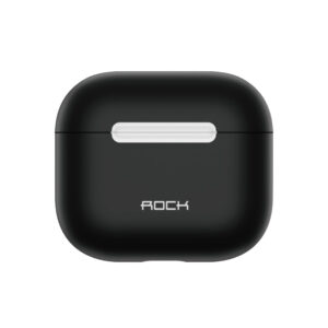 Rock Silicone case skirtas Airpods 3 juodos spalvos - Image 1