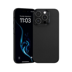 Benks Magnetic Armor Air Kevlar dėklas PC Frame 600D (D066) skirtas Apple iPhone 16 Pro Max juodos spalvos
