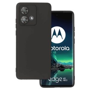 Back dėklas MATT skirtas MOTOROLA EDGE 40 NEO 5G juodos spalvos