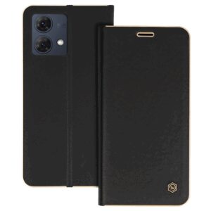 Wonder Frame dėklas skirtas Motorola Moto G84 5G juodos spalvos