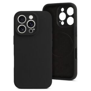 MagColor Pure dėklas skirtas Apple iPhone 16 Pro Max juodos spalvos