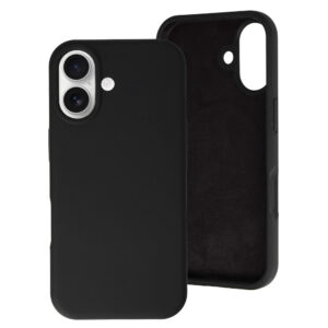 MagColor Pure dėklas skirtas Apple iPhone 17 juodos spalvos