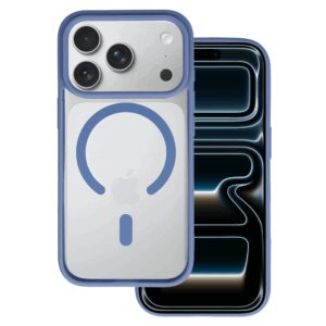 Acrylic Color Magsafe dėklas skirtas Apple iPhone 17 Pro Max light blue