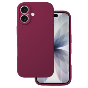Silicone Lite dėklas skirtas Apple iPhone 17 burgundy