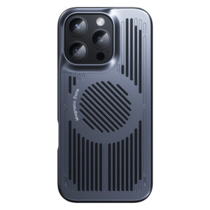 Benks Magnetic Biliz Cooling dėklas (0066) skirtas Apple iPhone 16 Pro Max pilkos spalvos