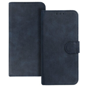 COMMON Universal Book dėklas (SIZE S) skirtas Apple iPhone 12/13/Samsung S6/A5 2016/Xcover 4/S22/Huawei P8 2017 mėlynos spalvos