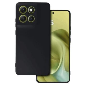 Back dėklas MATT skirtas MOTOROLA MOTO G86 5G juodos spalvos